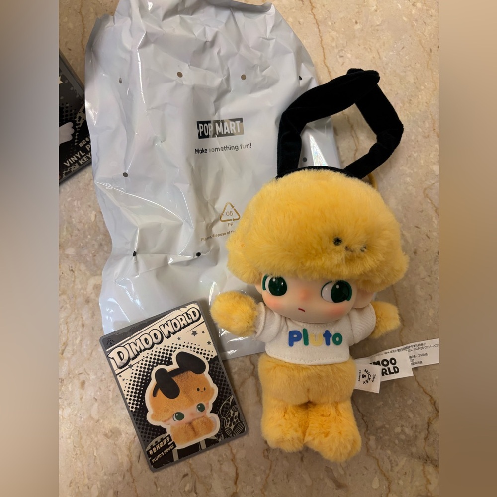 DIMOO WORLD × DISNEY SeriesVinyl Plush Keychain / PLUTO'S HOUSE PopMart POP Mart